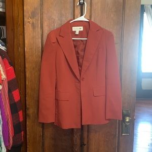 Burnt orange blazer